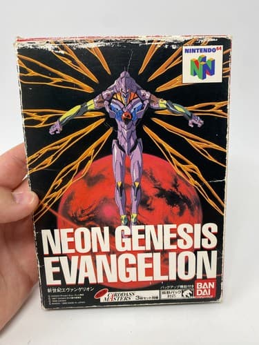 Nintendo 64 Neon Genesis Evangelion N64 Japan Limited Cartridge Manual Box CIB