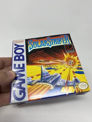 Solar Striker Nintendo GameBoy CIB Complete Game Inserts Manual Box Authentic — photo 4