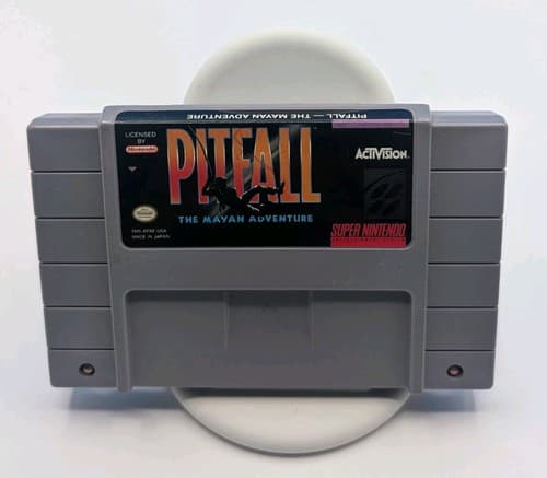 Pitfall: The Mayan Adventure (Super Nintendo SNES) Complete Authentic Tested — photo 7