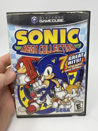 Sonic Mega Collection (Nintendo GameCube) Game & Case TESTED