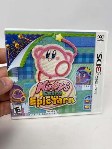 Kirby's Extra Epic Yarn Nintendo 3DS NEW Factory Sealed USA 00000
