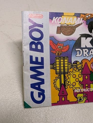Kid Dracula Gameboy Authentic Manual Rare Nintendo Very Good — photo 2