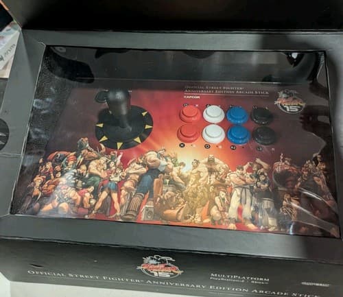 Street Fighter 15th Anniversary Edition Arcade Stick For PS2 & XBOX - Brand New — photo 2