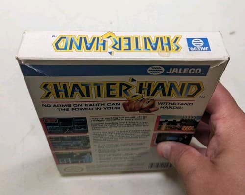 Shatterhand (Nintendo Entertainment System 1991) NES COMPLETE w Damaged Box — photo 5