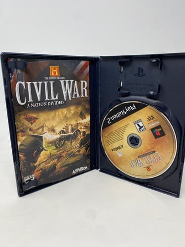 History Channel: Civil War A Nation Divided (PS2, 2006) Complete CIB Tested — photo 7