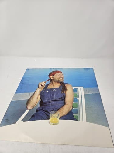WILLIE NELSON Without A Song COLUMBIA RECORDS LP Vinyl Record — photo 3