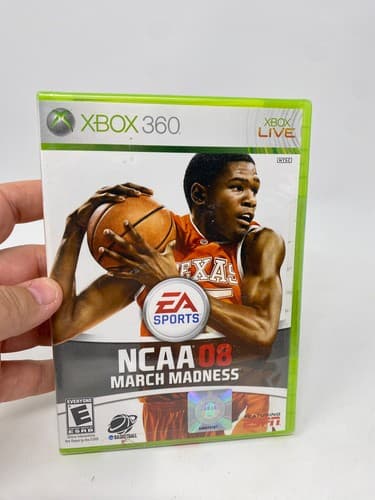 NCAA March Madness 08 (Microsoft Xbox 360, 2007) Brand New - SEALED