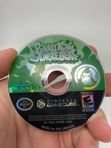 Donkey Kong Jungle Beat (Nintendo Gamecube, 2005) Loose Game Disc Only Tested — photo 2