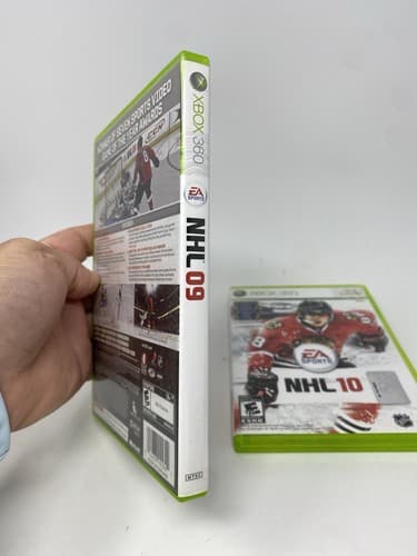 Lot of 2 Xbox 360 Games NHL 2009 2010 CIB Complete In Box — photo 7