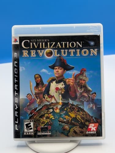 Sid Meier's Civilization Revolution PS3 PlayStation 3 Disc Manual Tested