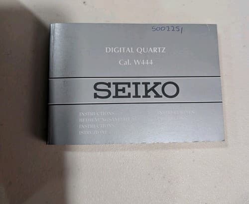Seiko Final Fantasy Spirits Within Limited 2001 Digital Watch w/ Box and Manual — photo 8