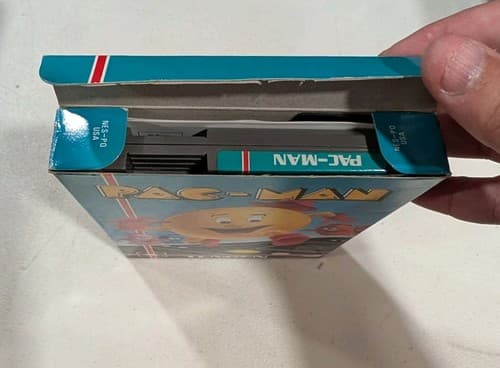 Pac-Man Tengen Grey Cart Nintendo NES Complete in Box CIB Tested — photo 7