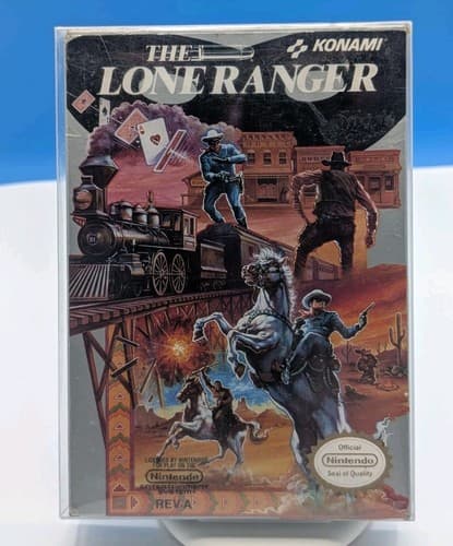 LONE RANGER Nintendo NES) Classic Complete Box Manual CIB, Tested — photo 4