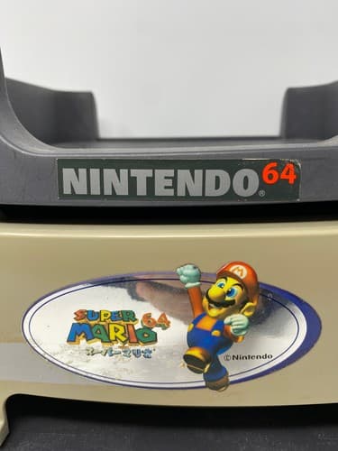 Nintendo 64 N64 System Storage Rack Console Stand Rolling Cabinet Mario Japan — photo 2