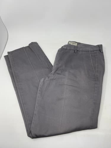 Dockers Men's Slim Fit 34x32 Grey Khaki Performance Stretch Tech Chino Pants