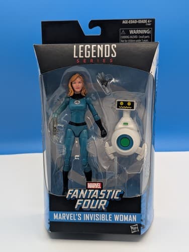 Marvel Legends Fantastic Four Invisible Woman 6" Action Figure & Herbie NEW