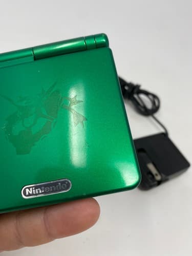 Gameboy Advance SP Rayquaza Edition Pokemon Center GBA Authentic Japan — photo 6