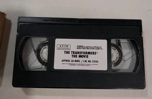 TRANSFORMERS THE MOVIE VHS F.H.E. VIDEO PETER CULLEN LEONARD MIMOY 80'S ANIME — photo 7