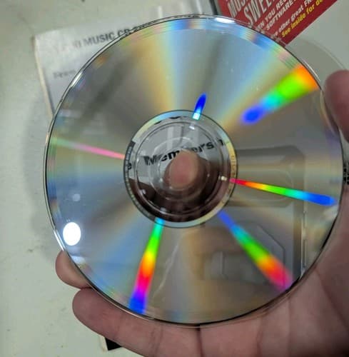 Marky Mark and the Funky Bunch: Make My Video (Sega CD) Disc & Manual — photo 5