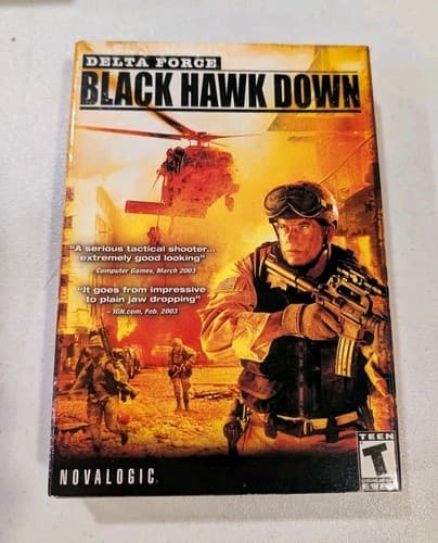 Delta Force Black Hawk Down PC Games, 2003 With Box