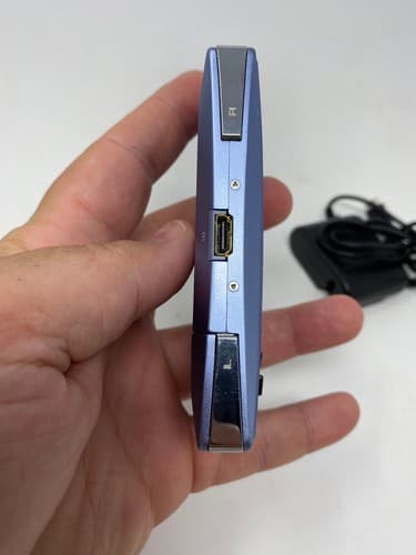 Nintendo Game Boy Micro GBM - Blue + AC Charger Collectors Condition US Seller — photo 9