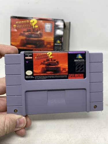 Super Battletank 2 (Super Nintendo Entertainment System, 1994) Game & Box — photo 9