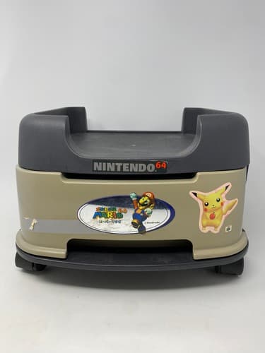 Nintendo 64 N64 System Storage Rack Console Stand Rolling Cabinet Mario Japan