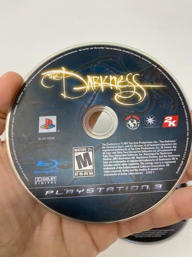 The Darkness (2007) & The Darkness II (2012) - PlayStation 3 PS3 Discs ONLY — photo 3