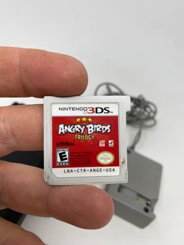 New Nintendo 3DS Black Japanese Console with AC Adapter and Angry Birds Game — photo 8