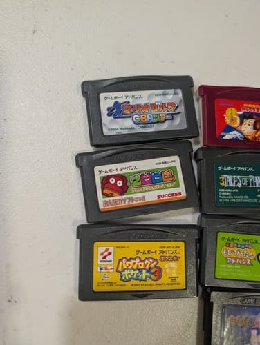 Lot of 10 GBA Japanese Games - Kingdom Hearts, Tales Of Phantasia, Mario Golf — photo 2