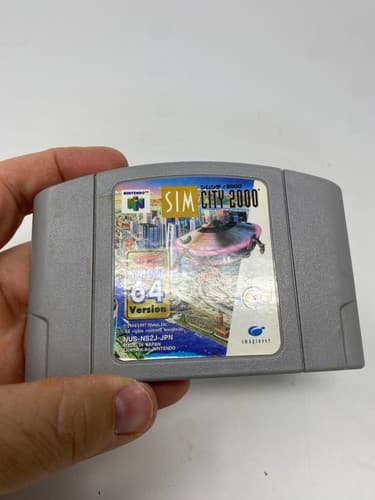 SimCity 2000 Nintendo 64 N64 Japanese Import Cartridge Only NTSC-J NUS-NS2J-JPN — photo 3