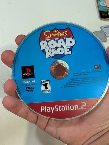 The Simpsons Road Rage - PS2 (PlayStation 2, 2001) Disc Only Tested Greatest Hit — photo 2