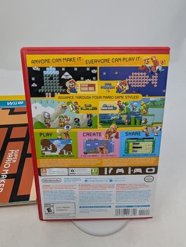 Super Mario Maker Bundle (Wii U, 2015) Compete used tested — photo 5