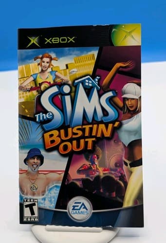 Sims Bustin' Out (Microsoft Xbox, 2003) Complete Tested Working — photo 3