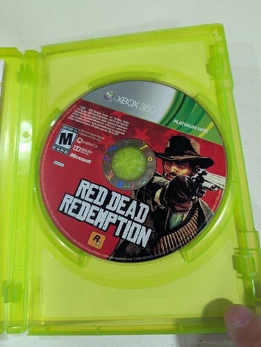 Red Dead Redemption (Microsoft Xbox 360, 2010) CIB With Map And Manual Tested — photo 4