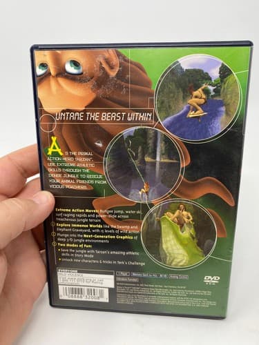 Disney's Tarzan: Untamed (PlayStation 2, 2001) Complete Tested CIB — photo 5