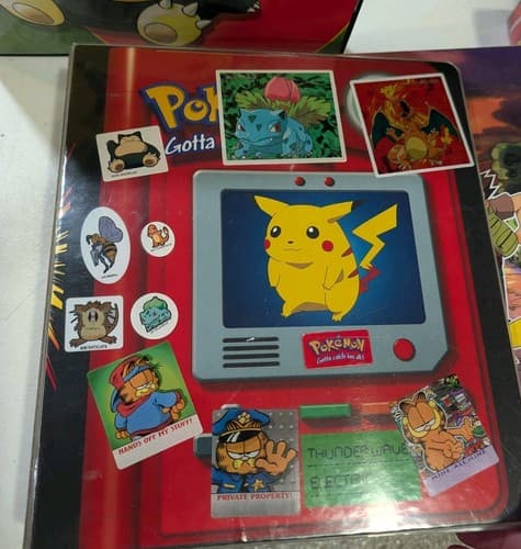 Lot of 3 Pokemon Original 1998 Nintendo Cars Binders — photo 6