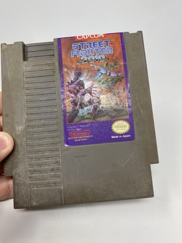 Street Fighter 2010 The Final Fight Nintendo NES 1990 Game Cartridge Only As Is — photo 4