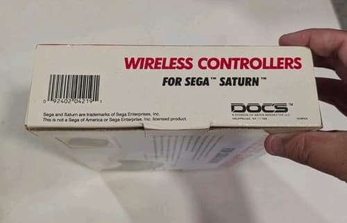 Docs Wireless Controllers Sega Saturn Complete Vintage Rare — photo 4
