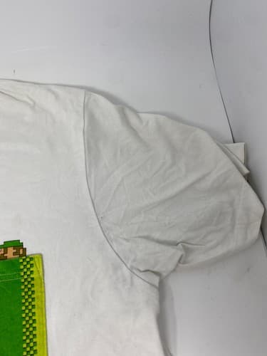 UNIQLO UTGP Nintendo Super Mario Luigi Warp Pipe Pocket T-Shirt White — photo 7