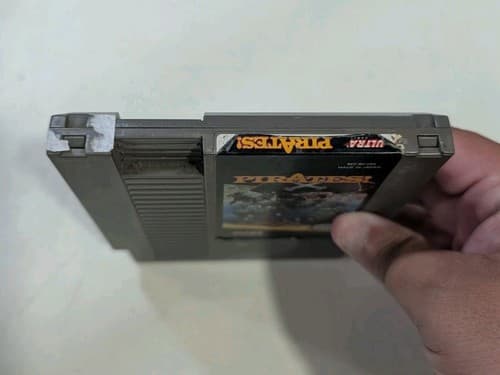 Pirates Nintendo NES Game Cartridge Tested and Working - Label Damage — photo 3