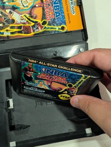 NBA All-Star Challenge (Sega Genesis) CIB COMPLETE Tested — photo 6