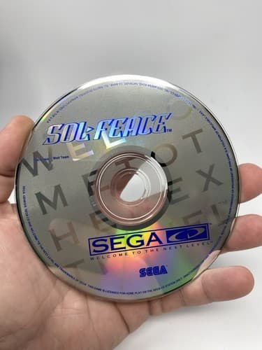 Sol-Feace (Sega CD, 1992) Disc Only Tested Authentic