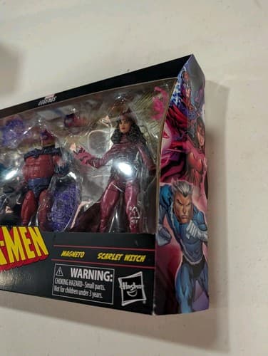 Hasbro Marvel Legends X-Men 3-Pack Action Figures Quicksilver Magneto Witch — photo 6