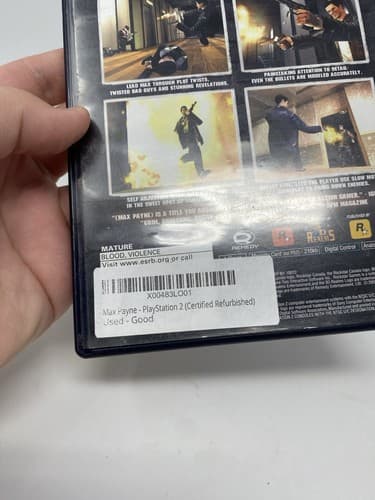 Max Payne (Playstation PS2) Greatest Hits Complete CIB Tested Clean Fast Ship! — photo 6