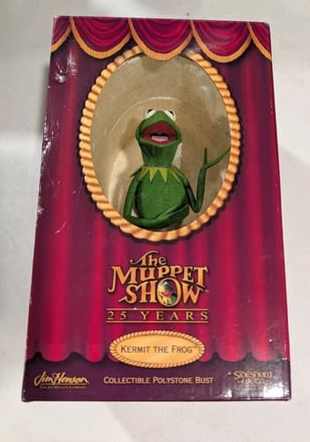 Muppet Show KERMIT Collectible Polystone Bust 2003 Sideshow Weta
