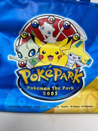 Vintage Pokemon PokePark 2005 Limited Mini Tote Bag Japan Pikachu Mew Celebi — photo 2