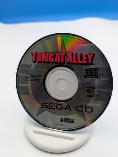 Sega CD Tomcat Alley 1994. Disc & Manual w/Reg Card, No Box, Tested — photo 4