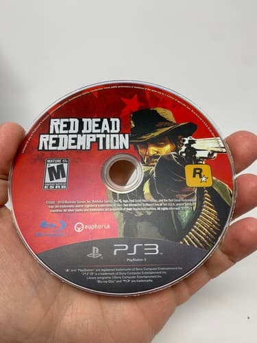 Red Dead Redemption (Sony PlayStation 3, 2010) DISC ONLY Tested Authentic — photo 2