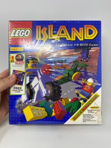 LEGO Island 3D Action Adventure CD-ROM Game NOS INFOMANICA MINI -FIGURE HTF — photo 2